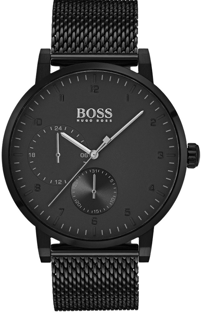 Montre Hugo Boss 1513636 Bracelet Maille Milanaise Noire