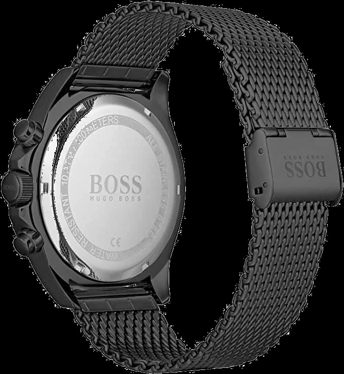 Montre Hugo Boss 1513702 homme détail cadran noir
