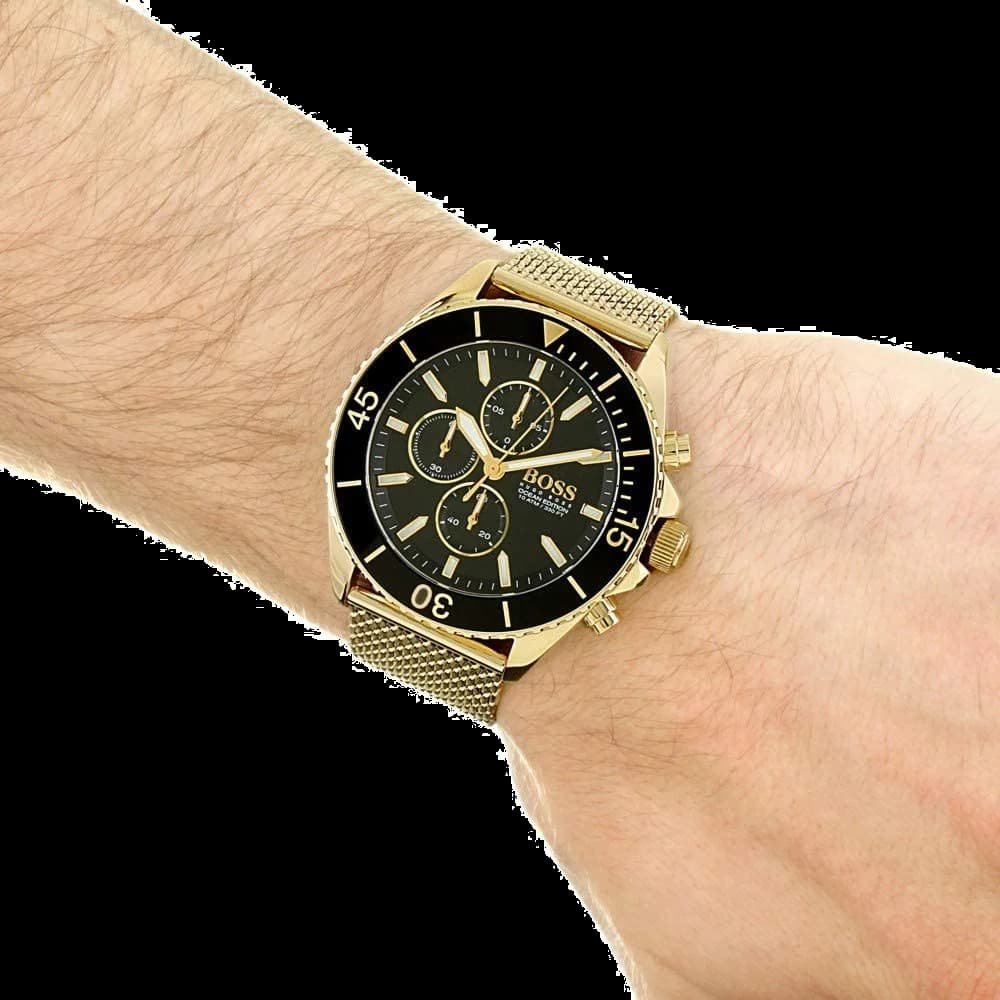 Montre Hugo Boss 1513703 homme détail cadran noir