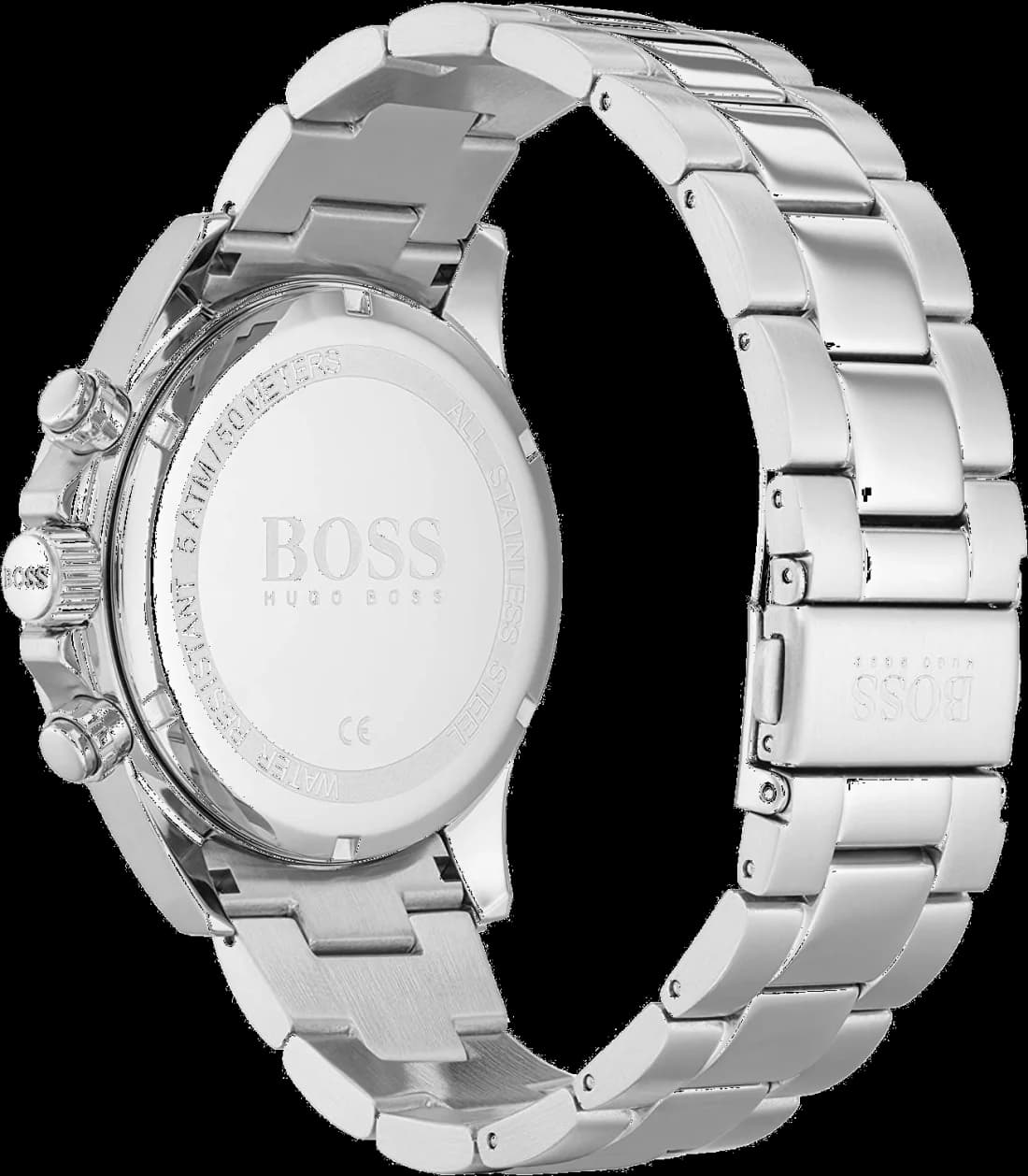 Hugo Boss 1513755 bracelet acier inoxydable boucle déployante profil