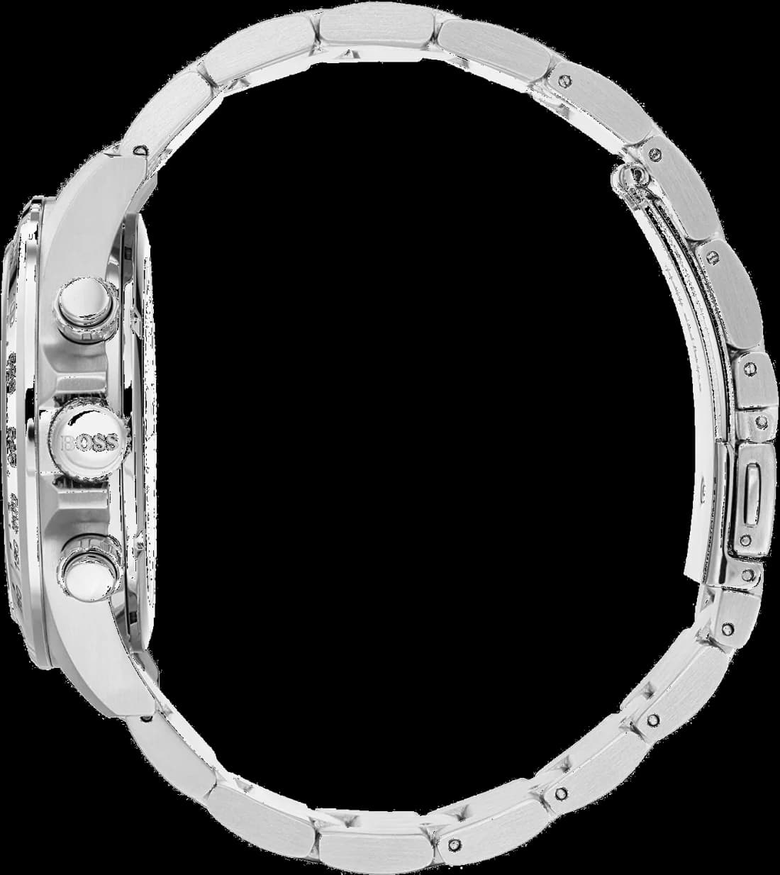 Cadran bleu montre Hugo Boss 1513755 index analogiques acier 44mm