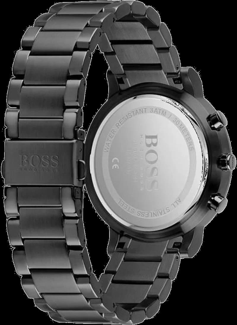 Montre Hugo Boss 1513780 homme détail cadran noir
