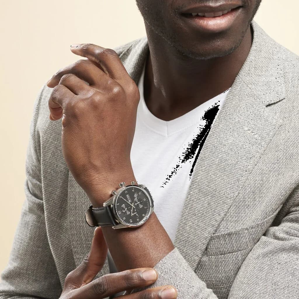 Montre Hugo Boss 1513782 homme détail cadran noir