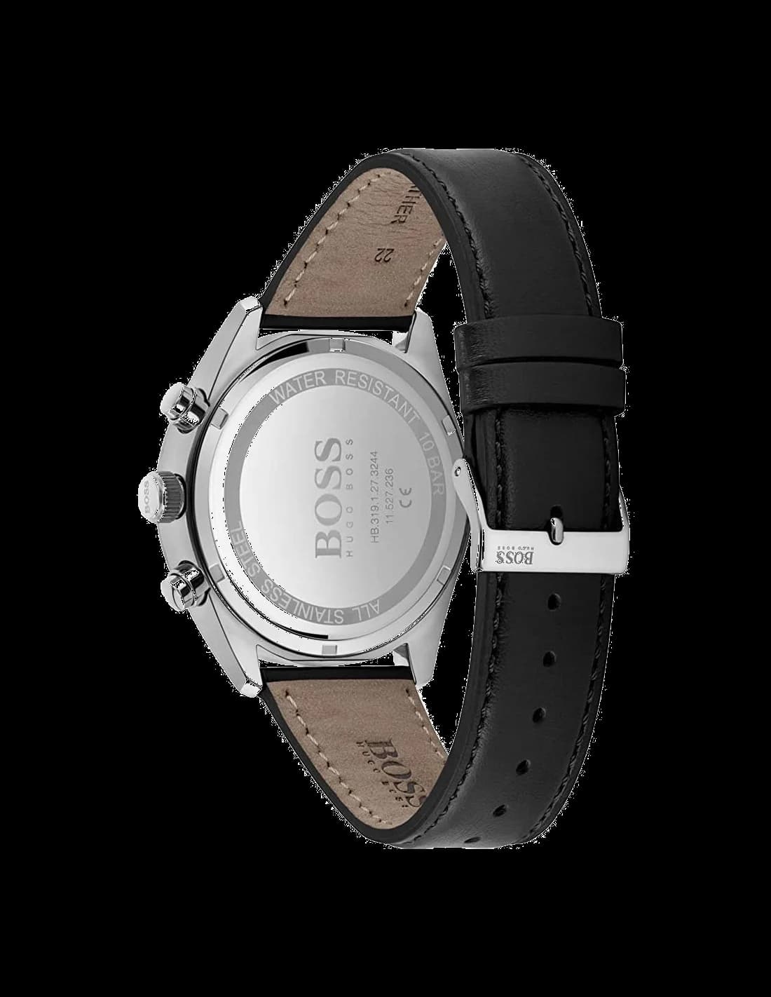 Montre Hugo Boss 1513816 homme détail cadran noir