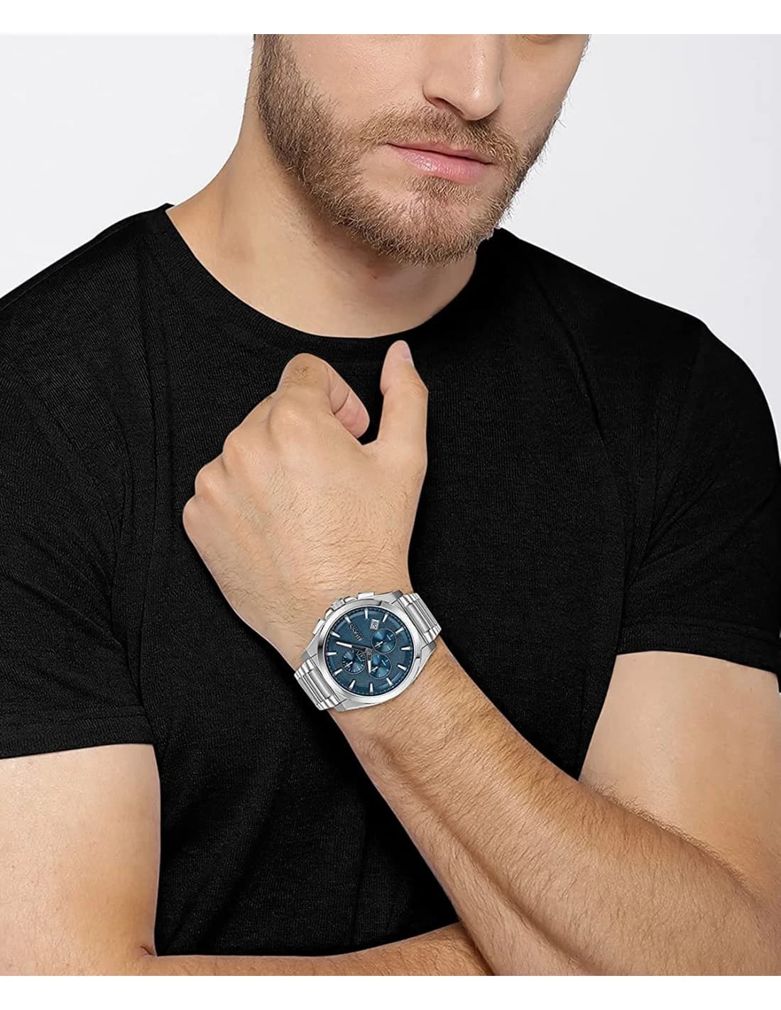 Montre Hugo Boss 1513884 homme vue de profil