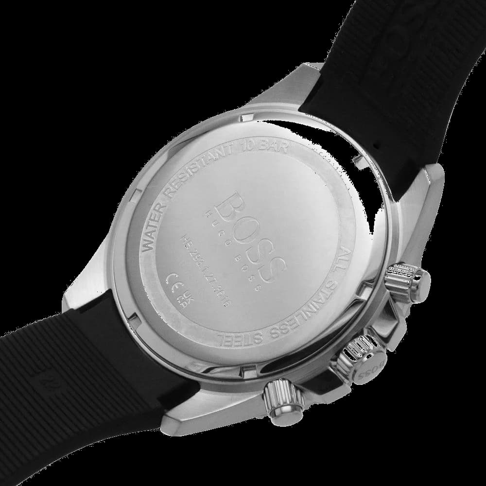 Hugo Boss 1513912 verso boîtier acier inoxydable étanchéité 50m