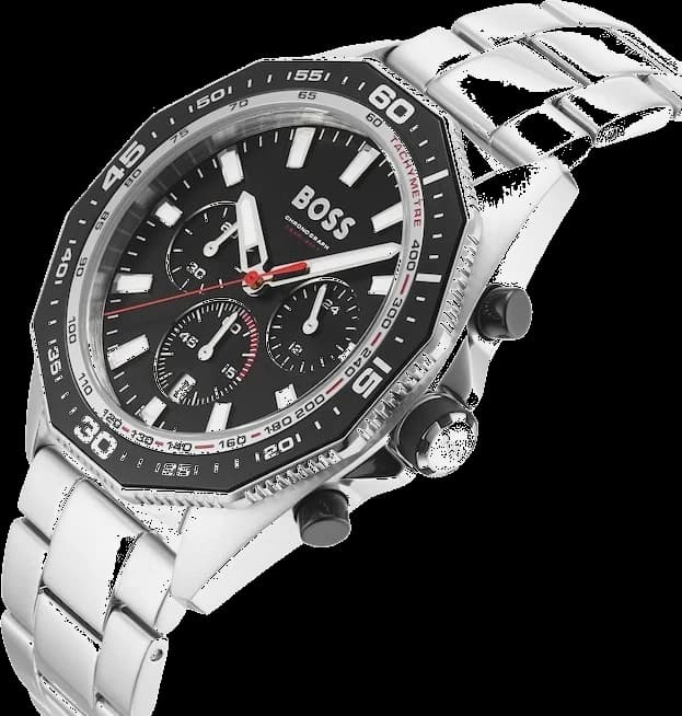 Montre Hugo Boss 1513971 homme détail cadran noir