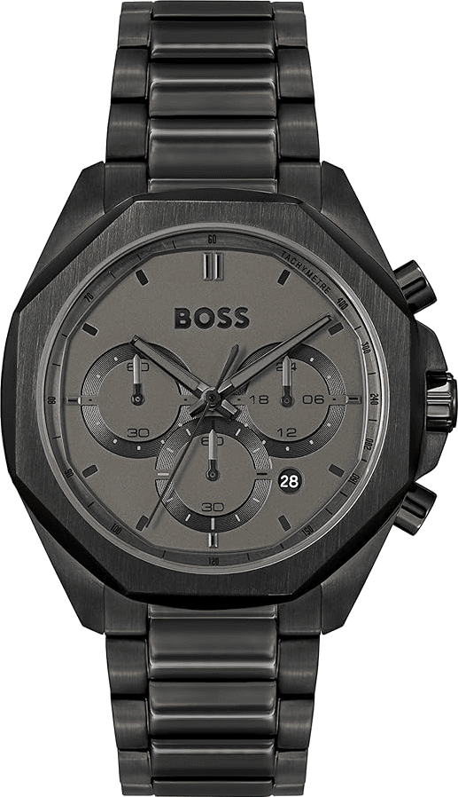Montre Hugo Boss Cloud Black 1514016 cadran noir bracelet acier