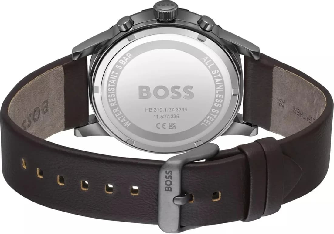 Montre Hugo Boss 1514030 homme détail cadran bleu
