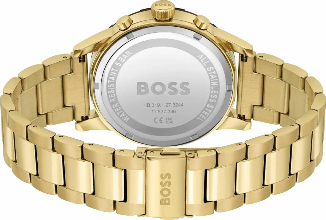 Montre Hugo Boss 1514033 homme détail cadran noir