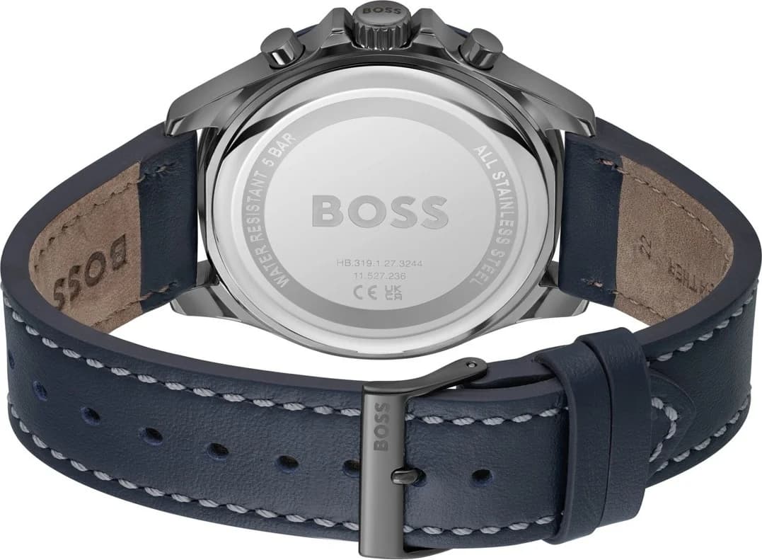 Montre Hugo Boss 1514056 homme détail cadran bleu