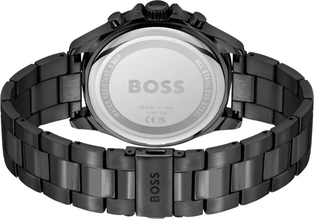 Montre Hugo Boss 1514058 homme détail cadran noir