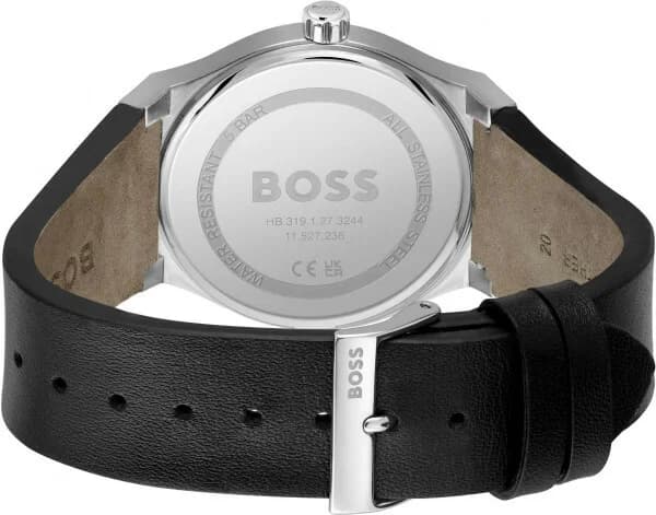 Montre Hugo Boss 1514075 homme détail cadran noir