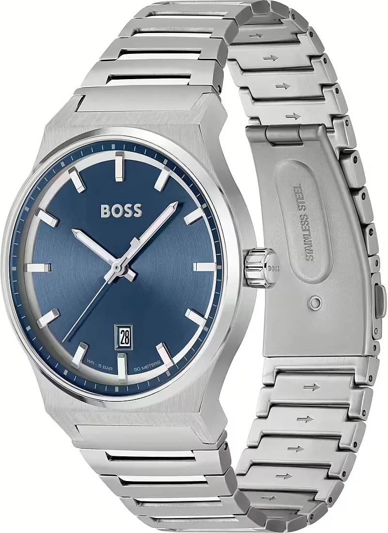 Hugo Boss 1514076 Condor profil bracelet acier boucle déployante quartz