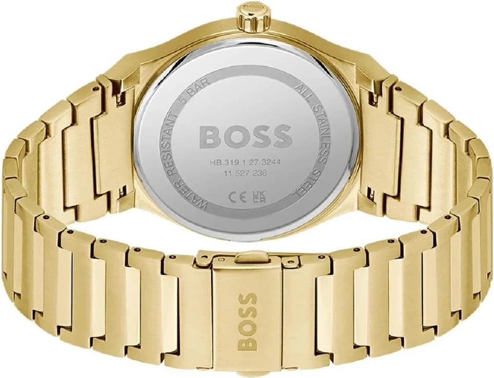 Montre Hugo Boss 1514077 homme détail cadran noir