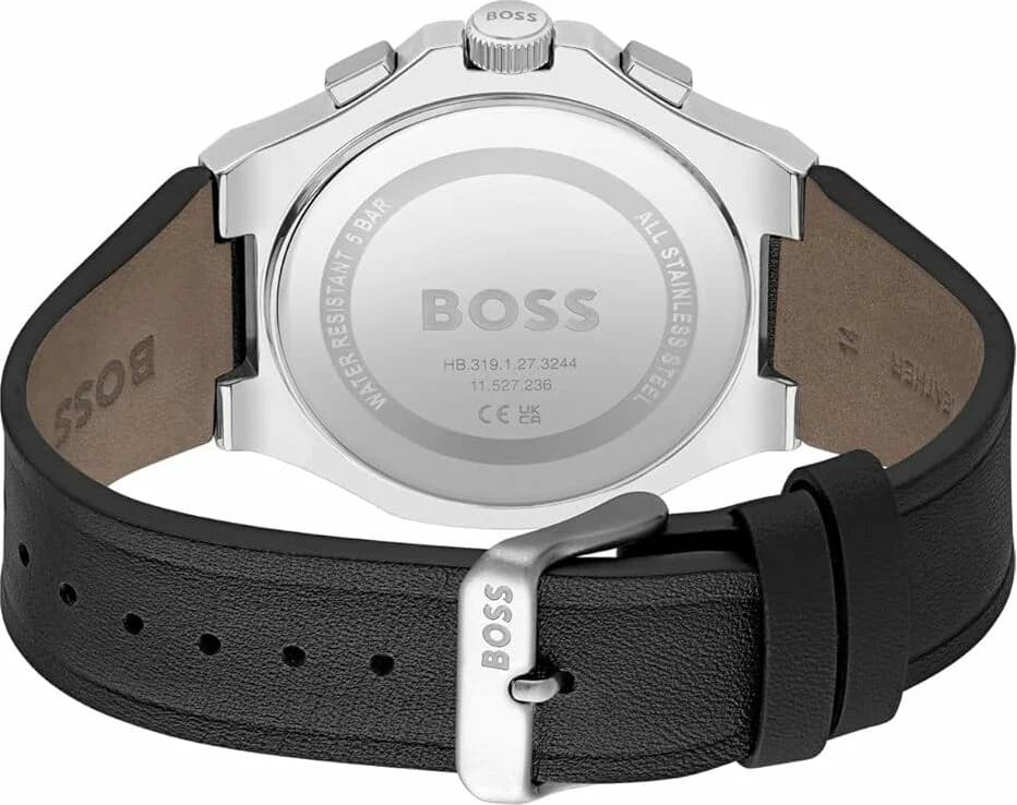 Montre Hugo Boss 1514085 homme détail cadran noir