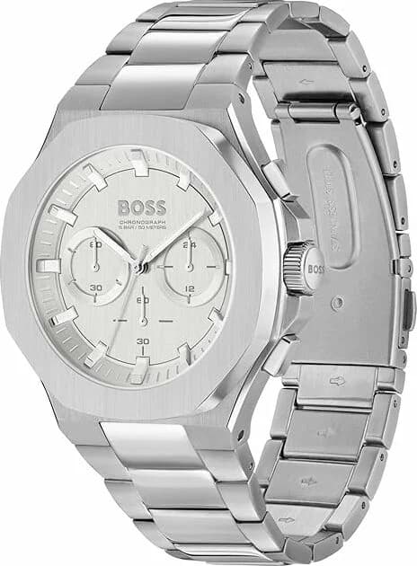 Hugo Boss 1514087 bracelet acier inoxydable boucle déployante profil