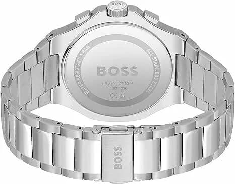 Cadran montre Hugo Boss 1514087 index bâtons chronomètre argent
