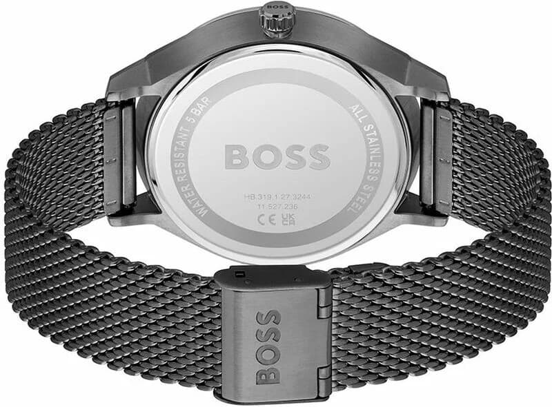 Montre Hugo Boss 1514105 cadran noir index bâtons affichage analogique