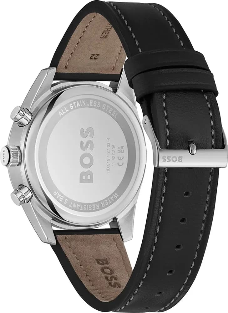 Montre Hugo Boss 1514147 homme détail cadran argent