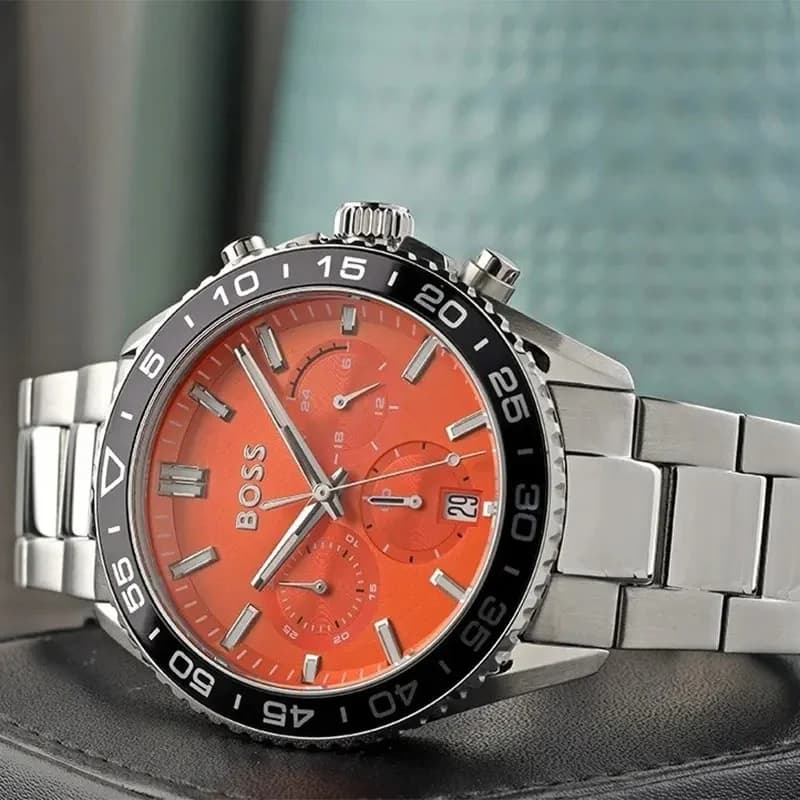 Montre Hugo Boss 1514162 homme verso boîtier bicolore