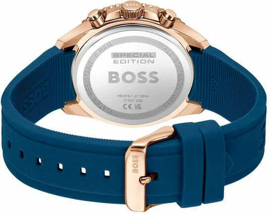 Montre Hugo Boss 1514169 homme détail cadran bleu