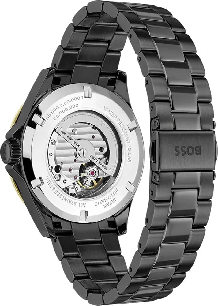 Montre Hugo Boss 1514203 homme détail cadran noir