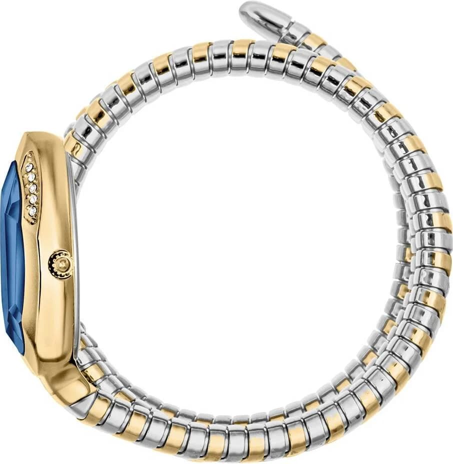 Montre Just Cavalli JC1L224M0075 femme détail cadran bleu