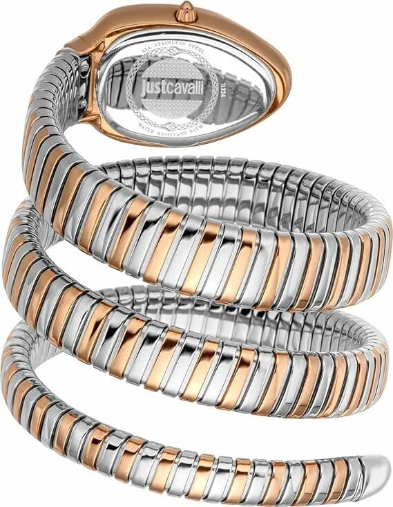 Montre Just Cavalli JC1L224M0095 femme détail cadran bleu