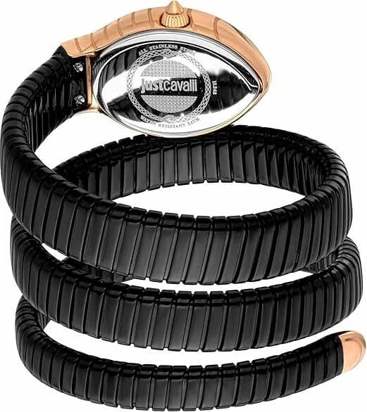 Montre Just Cavalli JC1L248M0085 femme détail cadran noir