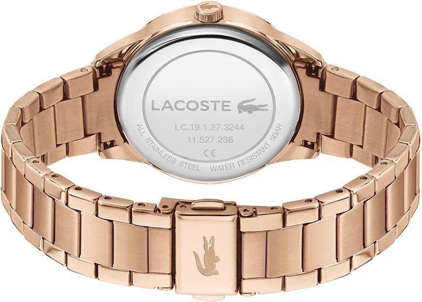 Montre Lacoste 2001191 femme détail cadran rouge