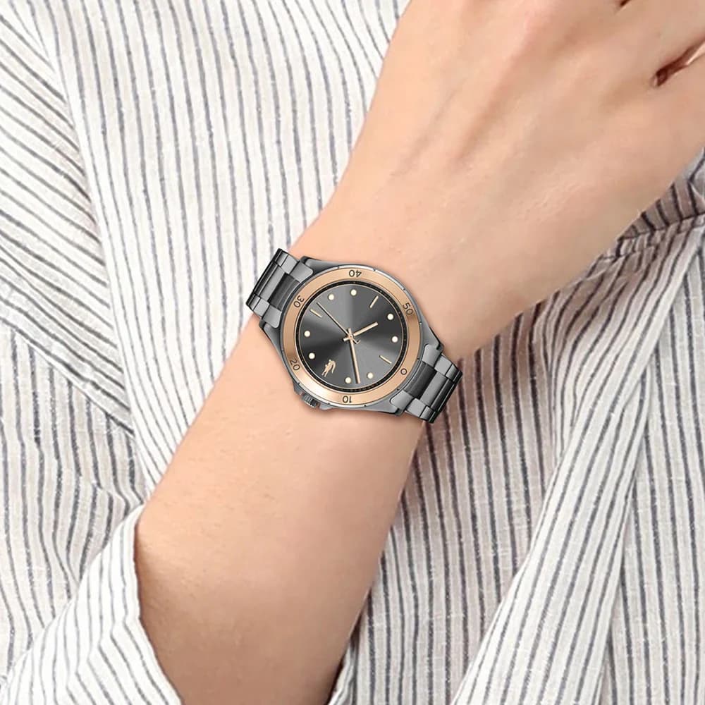 Montre Lacoste 2001224 femme verso boîtier bicolore