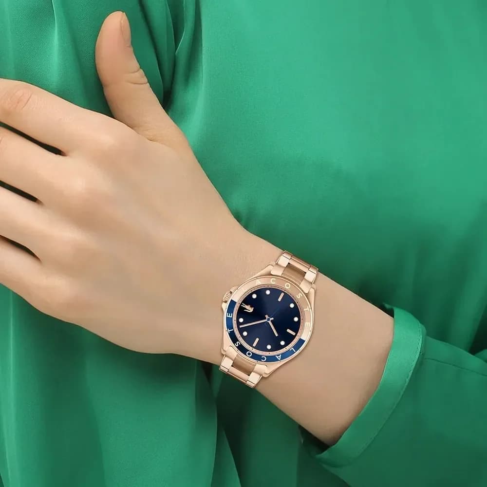 Montre Lacoste 2001268 femme verso boîtier bicolore