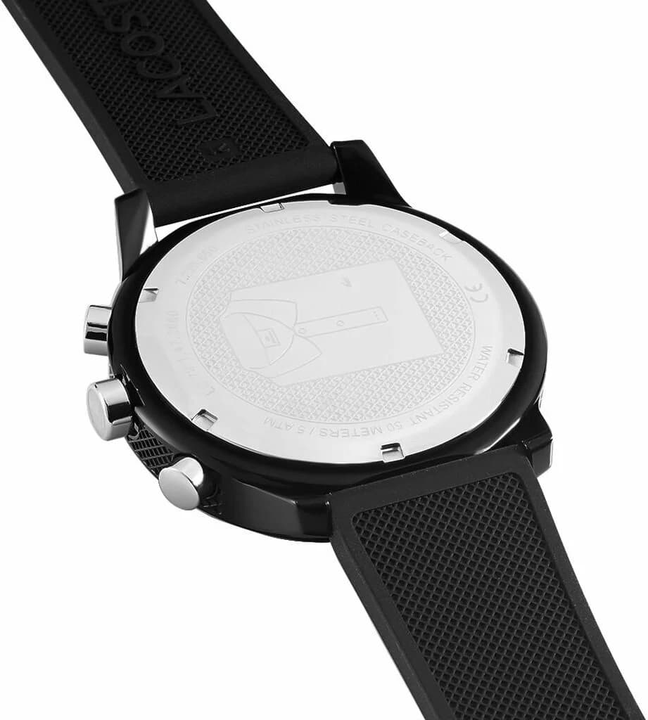 Montre Lacoste 2010972 homme détail cadran noir