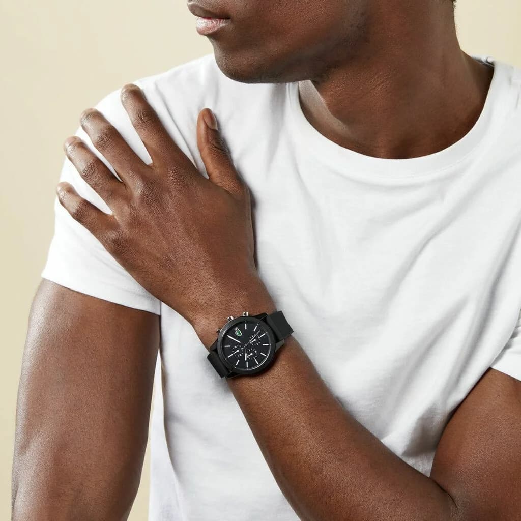Montre Lacoste 2010972 homme détail bracelet caoutchouc /