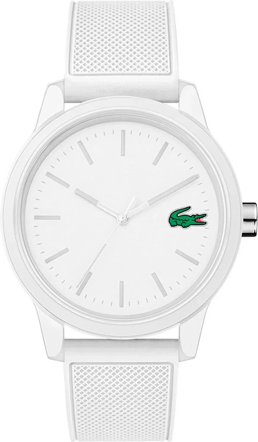 Montre Lacoste 2010984 homme silicone blanc cadran analogique 42mm