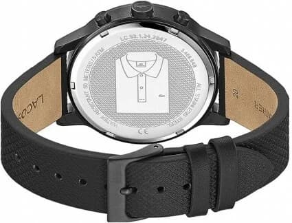 Montre Lacoste 2010997 homme détail cadran noir