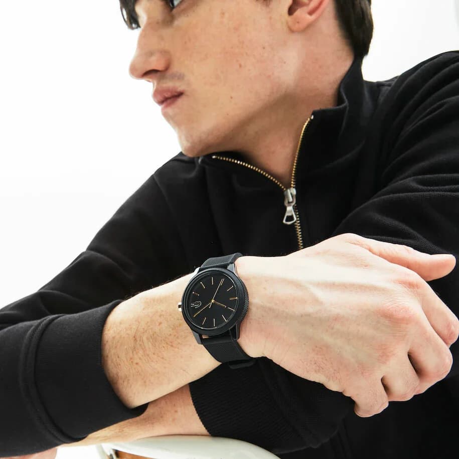 Montre Lacoste 2011010 homme détail cadran noir
