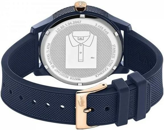 Montre Lacoste 2011011 homme détail cadran bleu