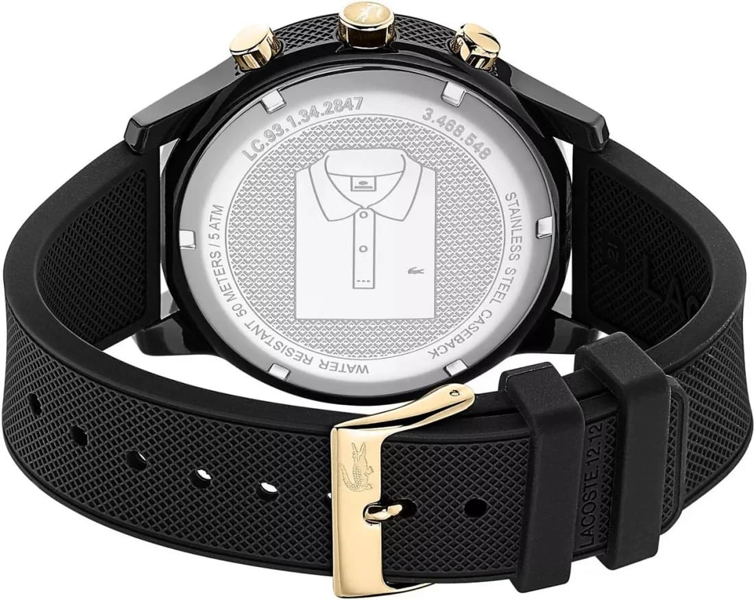 Montre Lacoste 2011012 homme détail cadran noir