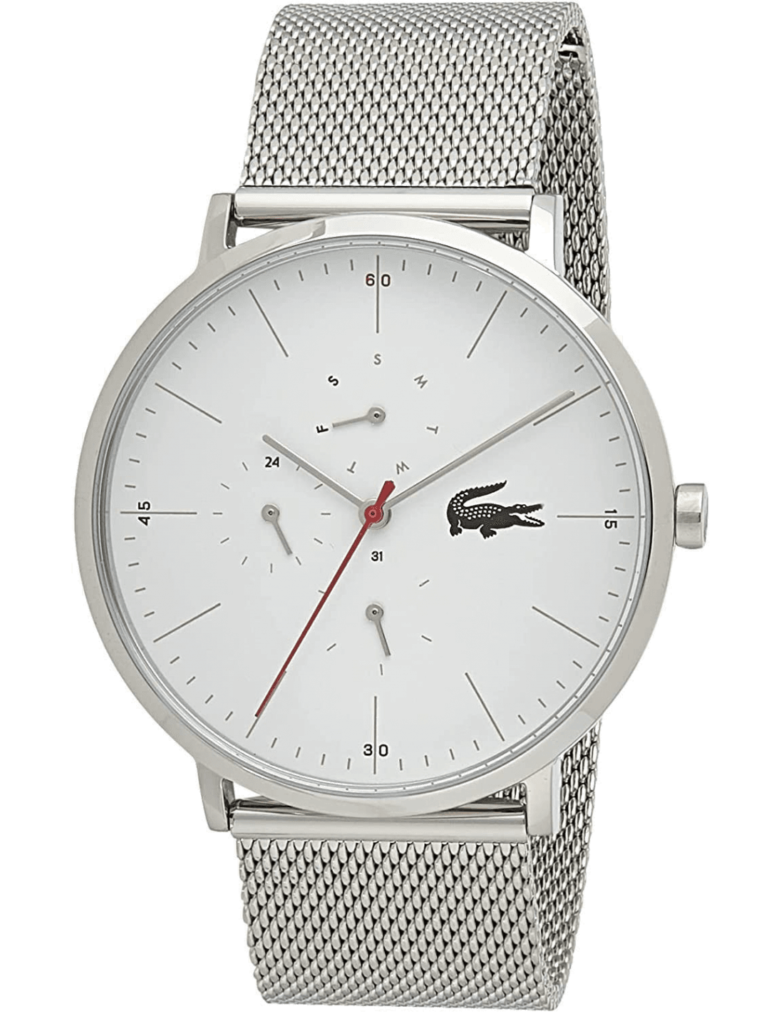 Montre Homme Lacoste 2011025 bracelet maille milanaise argentée