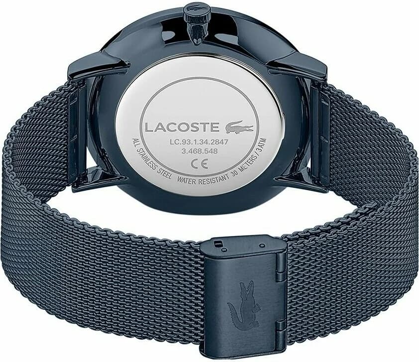 Montre Lacoste 2011058 homme détail cadran bleu