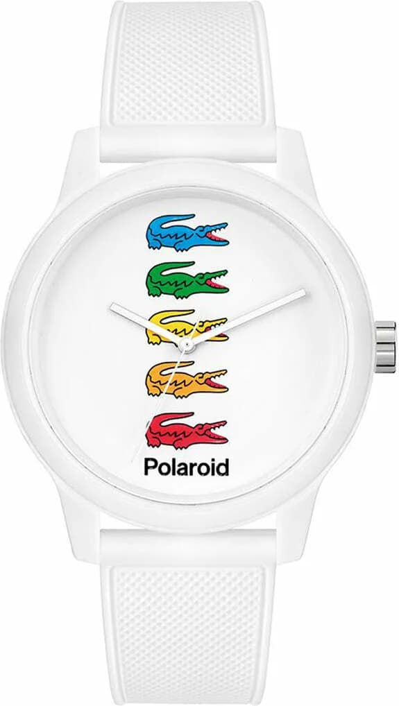 Montre Lacoste 2011130 homme cadran bicolore bracelet caoutchouc / silicone