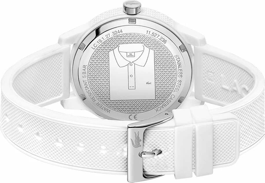 Montre Lacoste 2011130 homme verso boîtier blanc