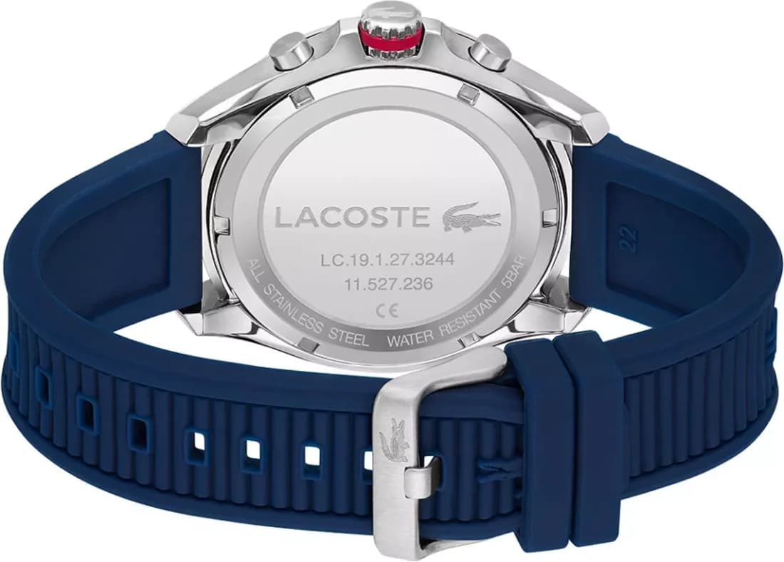 Montre Lacoste 2011154 homme détail cadran bleu