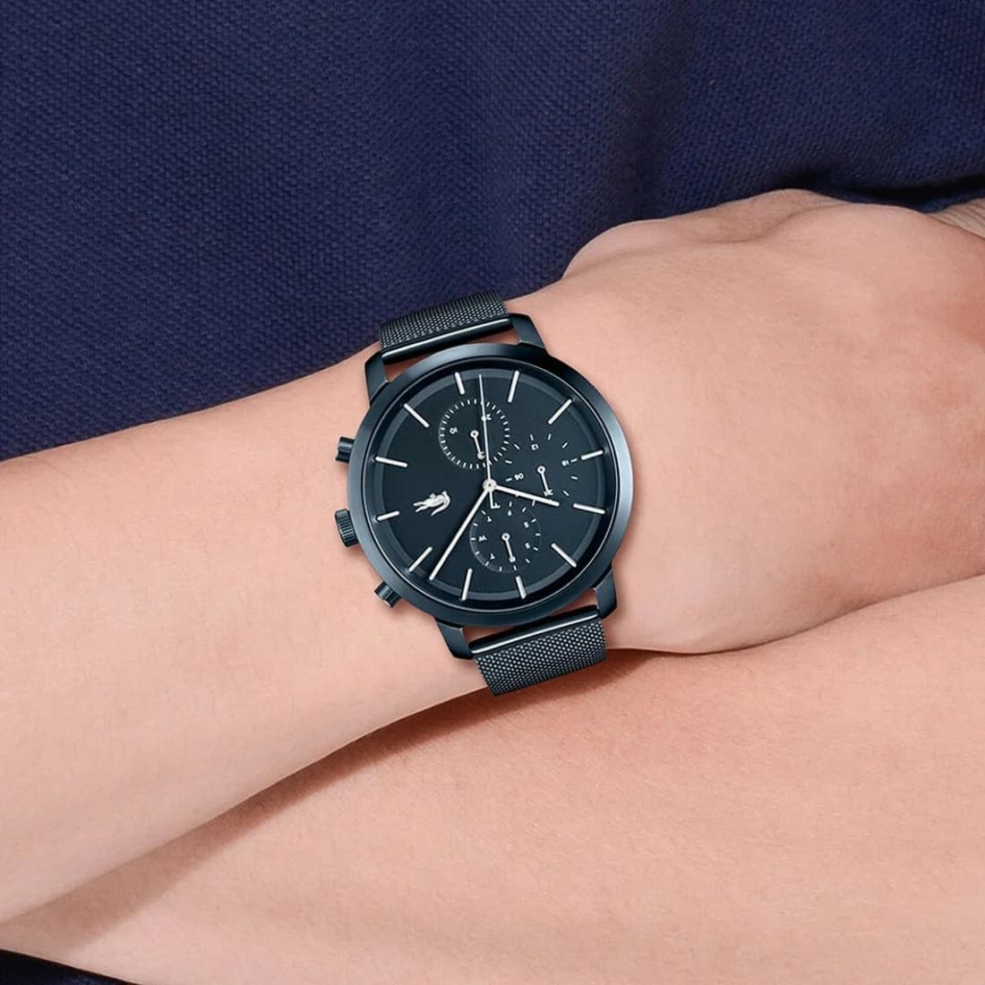 Montre Lacoste 2011196 homme verso boîtier bleu