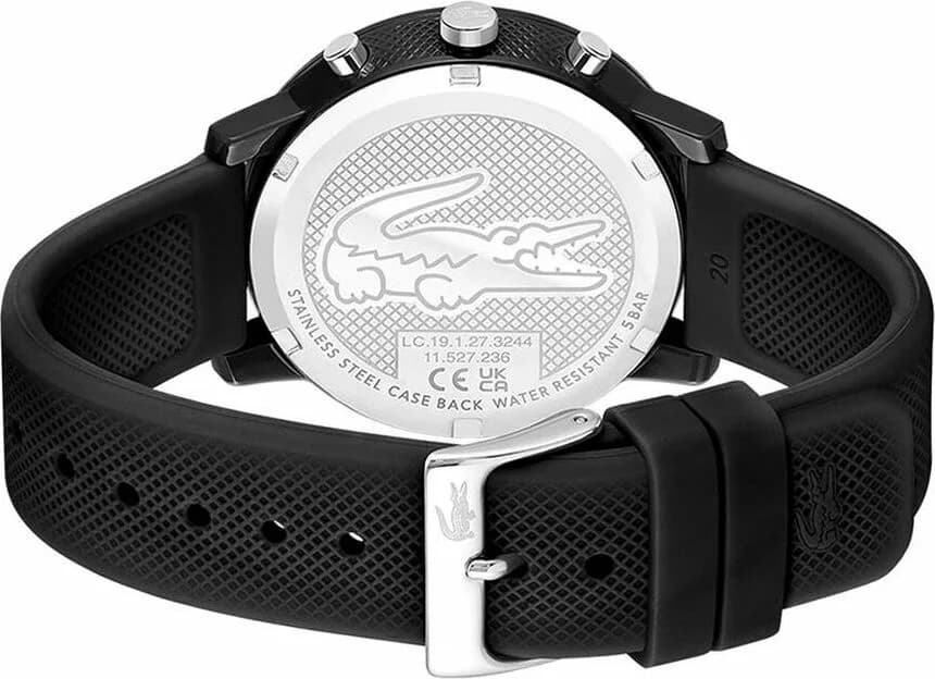 Montre Lacoste 2011243 homme détail cadran noir