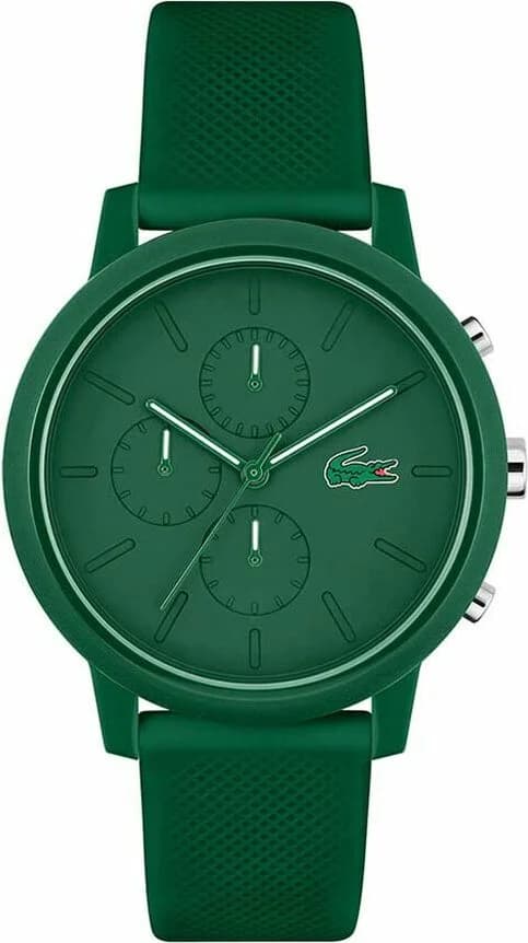 Montre Lacoste 2011245 homme cadran vert bracelet caoutchouc / silicone