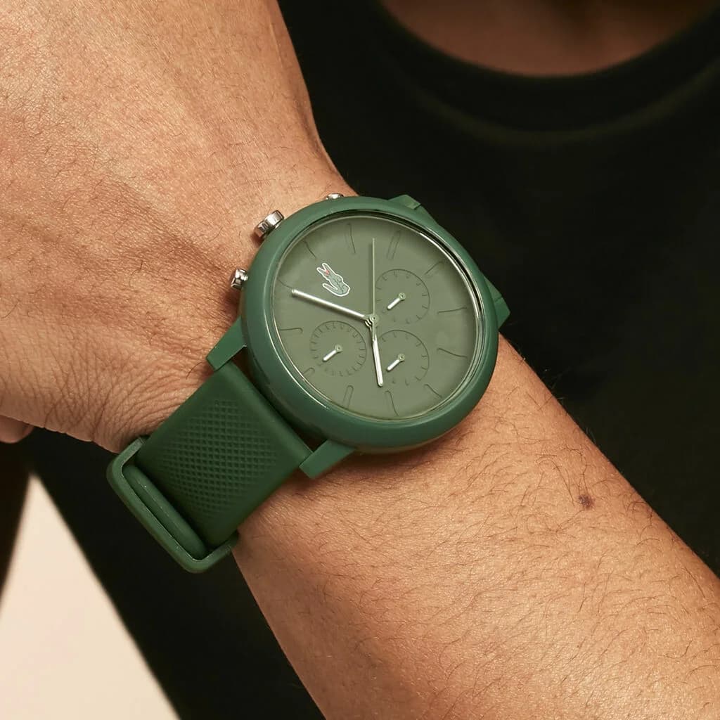 Montre Lacoste 2011245 homme verso boîtier vert