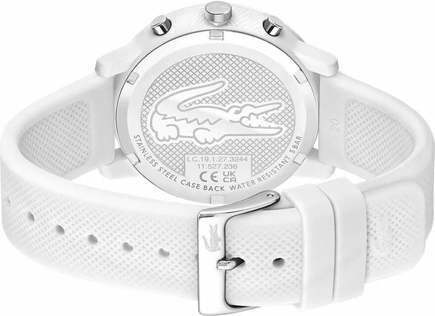 Montre Lacoste 2011246 homme détail cadran blanc